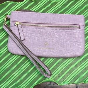 Nanette Lepore Lilac Wristlet Clutch